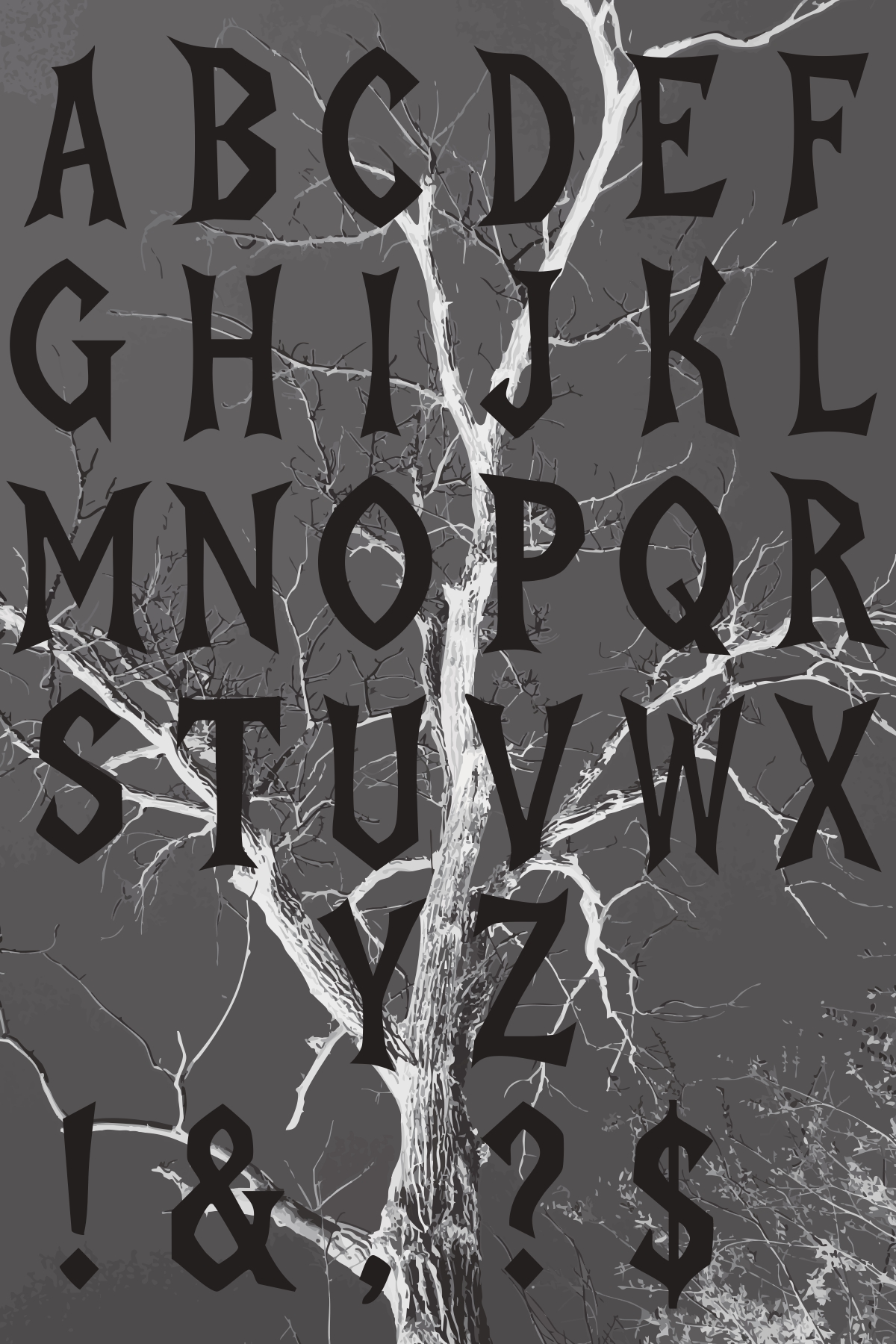 Lamet typeface design